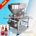 Double-heads semi-automatic chili sauce filler